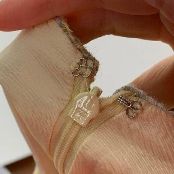 Ricky Freeman for Teri Jon skirt size 12 woven - Picture 8 of 9